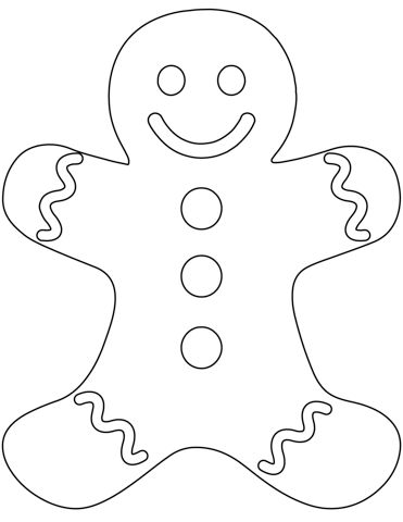 the outline of a ginger is shown in black and white, it looks like he's smiling