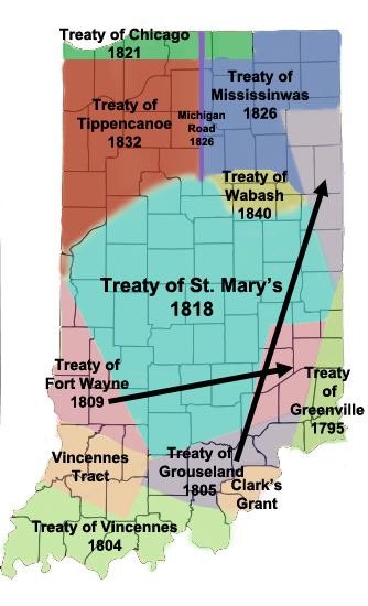 a map showing the location of mary's property in chicago, illinois and nearby areas