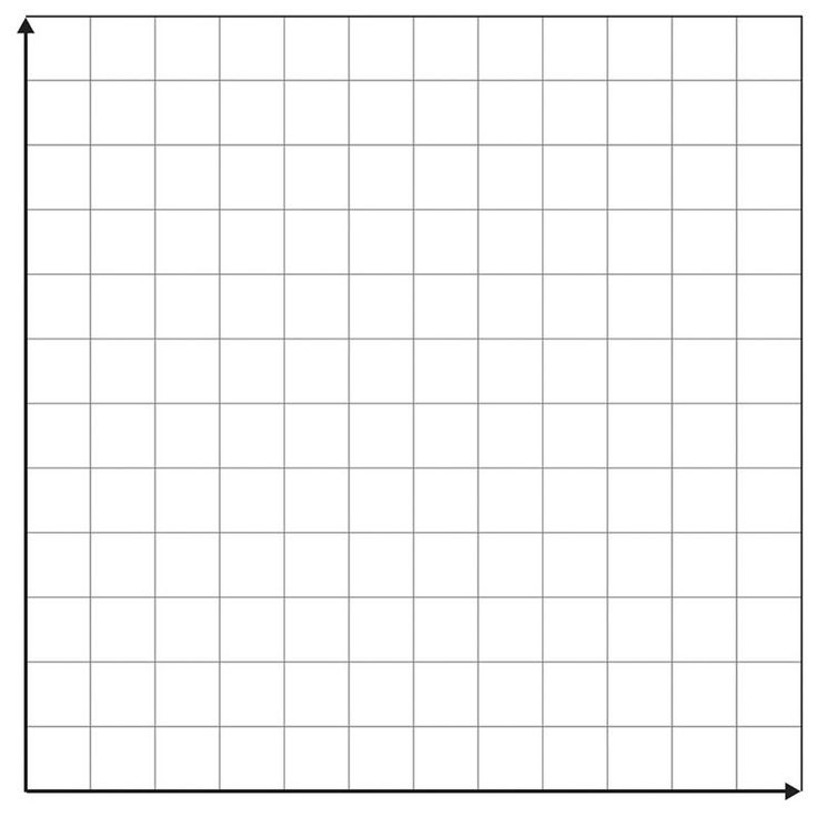 a graph paper with squares on it