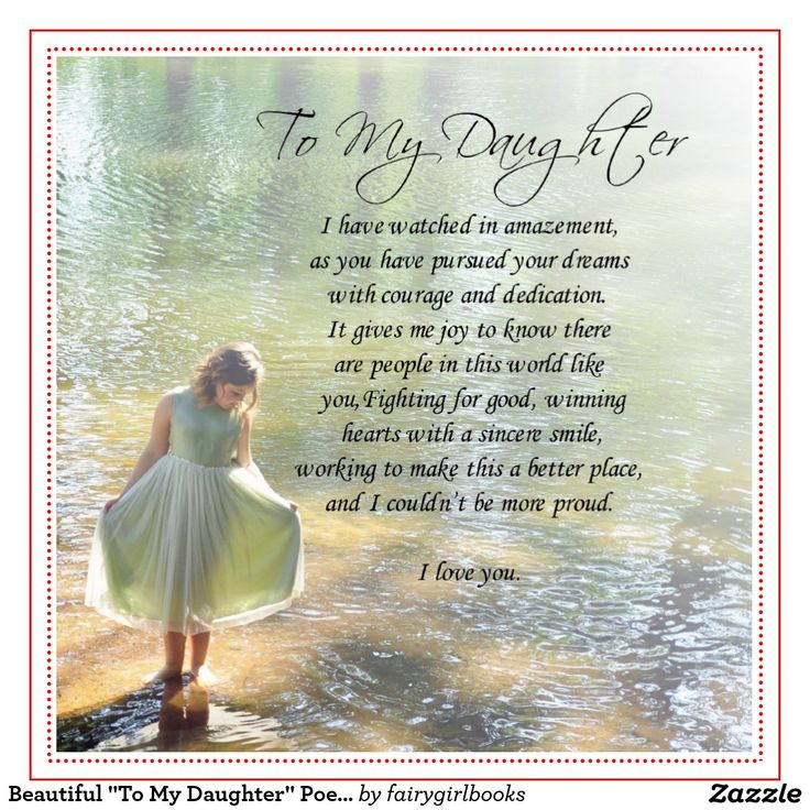 a woman in a white dress standing next to a body of water with a poem written on it