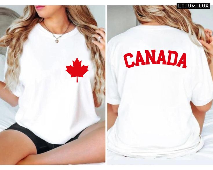 Canada Shirt, Canadian Gift, Vacation Shirt, Canada Day Shirt, Canada Souvenir Shirt, Canada Flag Tee, Canada Gifts, Happy Canada Day Unisex Sizing Across All Products Discover your perfect fit with our size and color guides, available in the product photo gallery. How to Order from Our Etsy Store Excited about our offerings? Follow these easy steps to make them yours: 1. Explore: Browse our curated collection and find products that resonate with your style. Our attention to detail shines through in every piece. 2. Select: Found something you love? Click on it for more details like size, color, and personalization options. 3. Customize: Pick your preferences from the dropdown menus. For personal touches, use the provided text box for your specifications. 4. Add to Cart: Once you're set, hi Casual White Shirt As Gift, Casual White Shirt As A Gift, White Slogan Shirt For Gift, White Slogan Shirt As A Gift, Slogan Short Sleeve Shirt For Gift, White Crew Neck Shirt As Gift, White Crew Neck Shirt As A Gift, White Letter Print Shirt As Gift, White Letter Print Shirt As A Gift