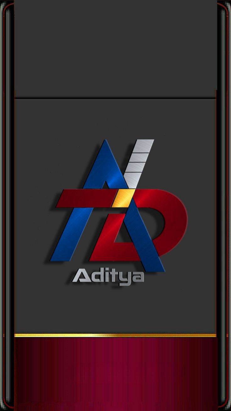 Aditya logo | Logo design video, Best logo design, Name wallpaper