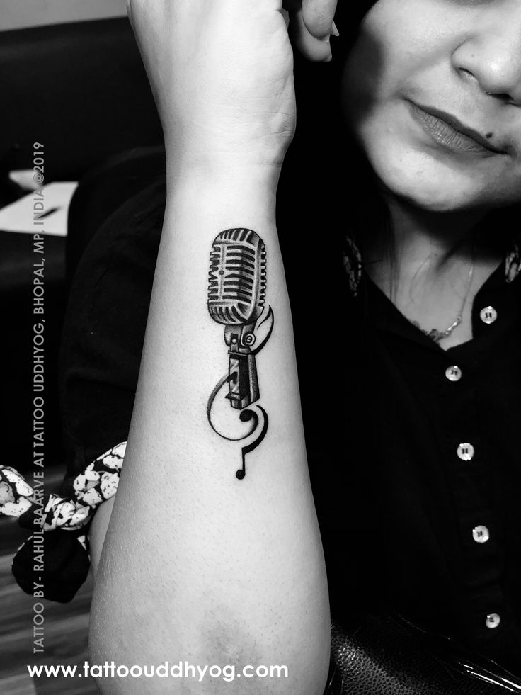 Music Tattoos  50 Magnificently Cool Music Tattoos For Music Lovers