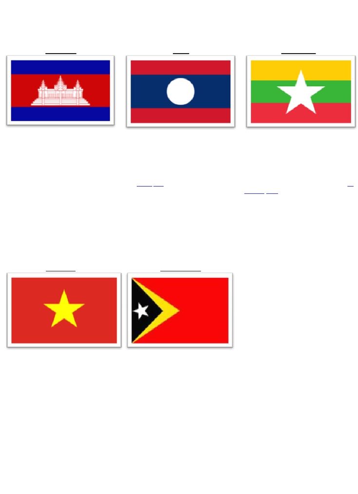 the flags of different countries are shown here