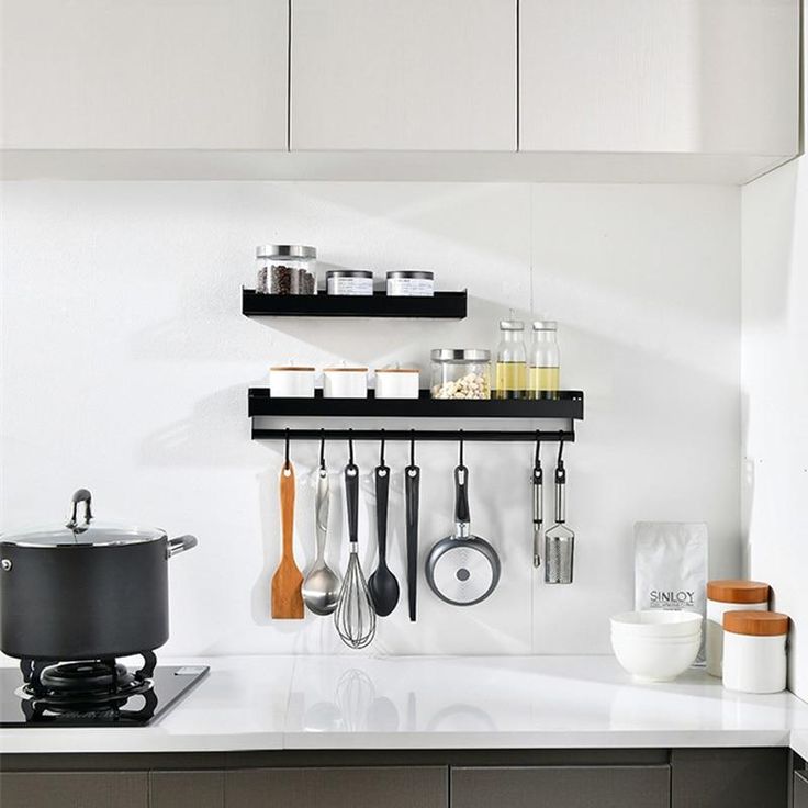 the kitchen is clean and ready to be used as a cook's space for cooking