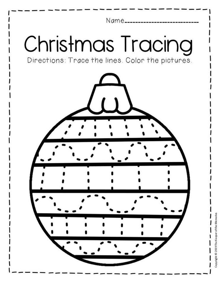 a christmas ornament coloring page with the words christmas tracing on it