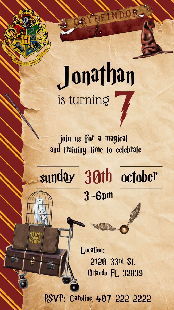 the harry potter birthday party is going on