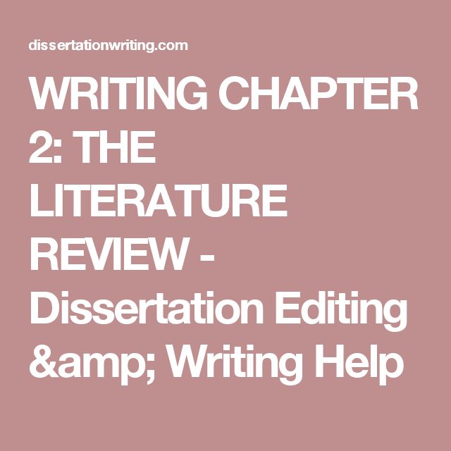 a book cover with the words writing charter 2 the literature review, dissection editing and stamping help