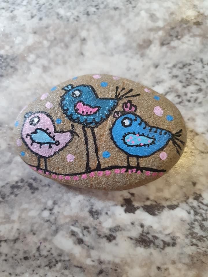 Pin by Terri Larson on Rock painting art | Rock painting art, Stone ...