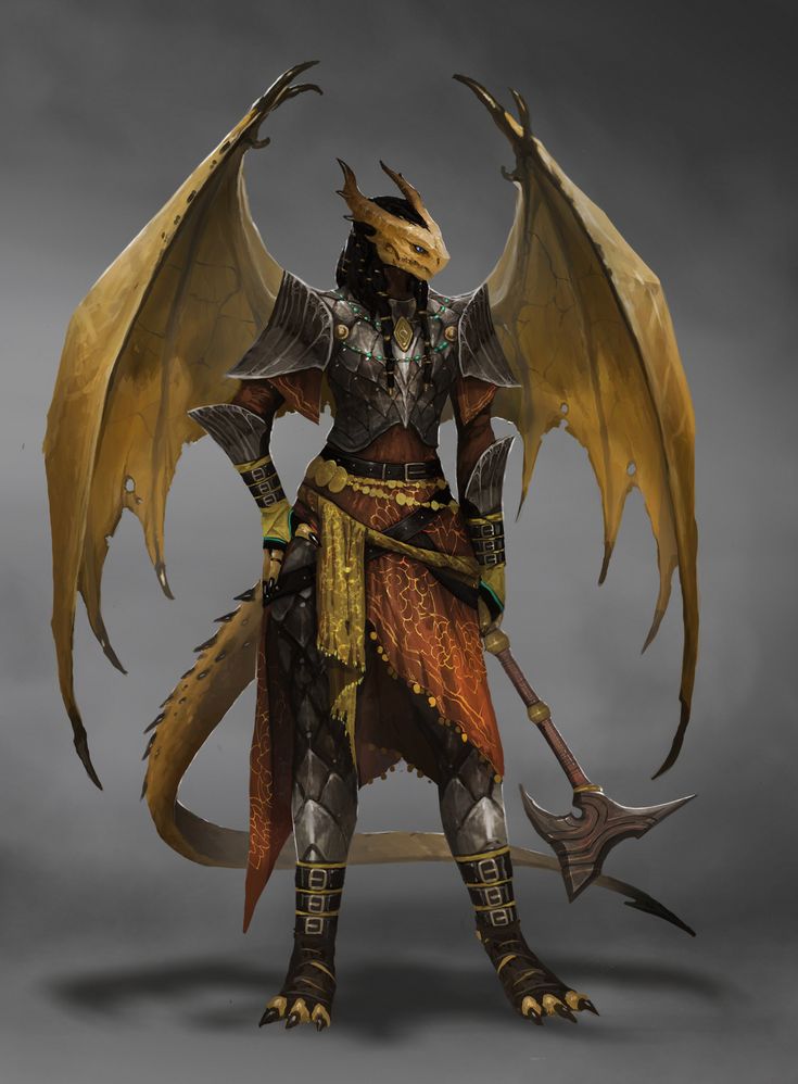 an image of a creature with wings and armor