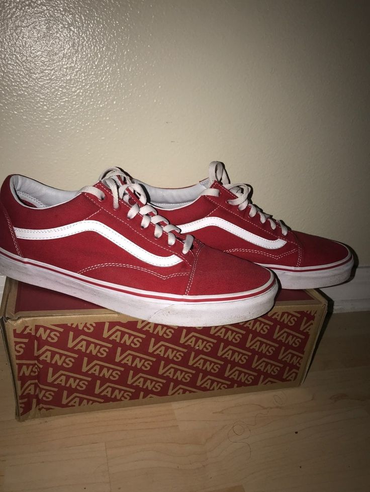 Old School Vans, Vans Sneaker, Declutter, Perfect Place, Old School, Red