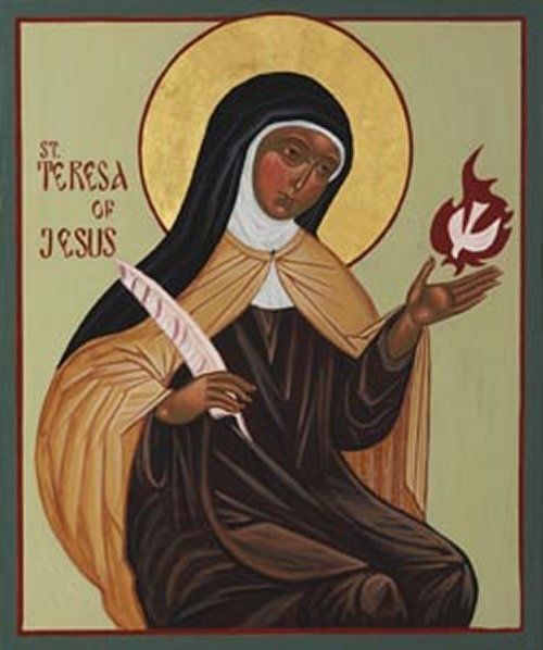 an icon of st teresa of jesus