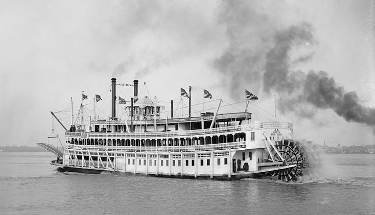 Image result for new orleans 19th century Paddle Boats, Vintage Louisiana, Mississippi Queen, Paddle Wheel, Louisiana Style, Jon Boat, Paddle Boat, River Boat, Boat Plans