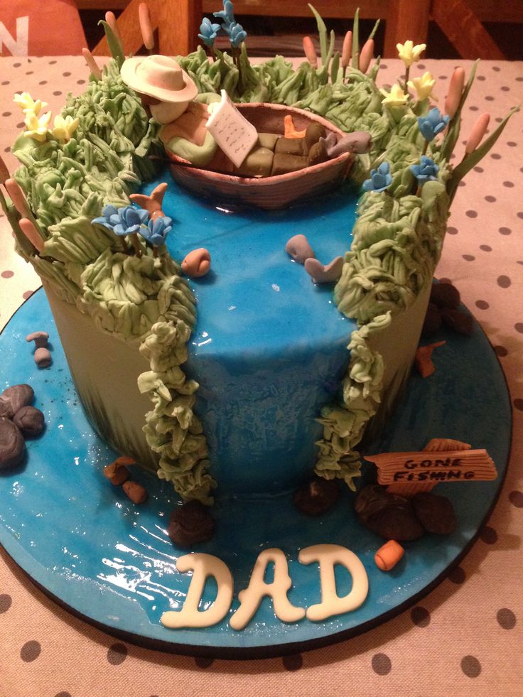 a birthday cake that is shaped like a boat