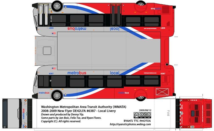 an image of a paper model of a bus