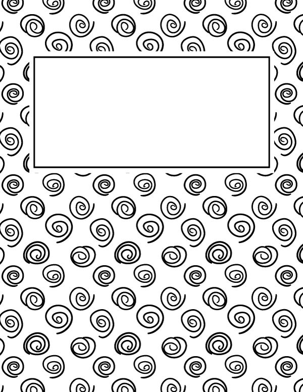 a black and white pattern with an empty space in the center for your own text