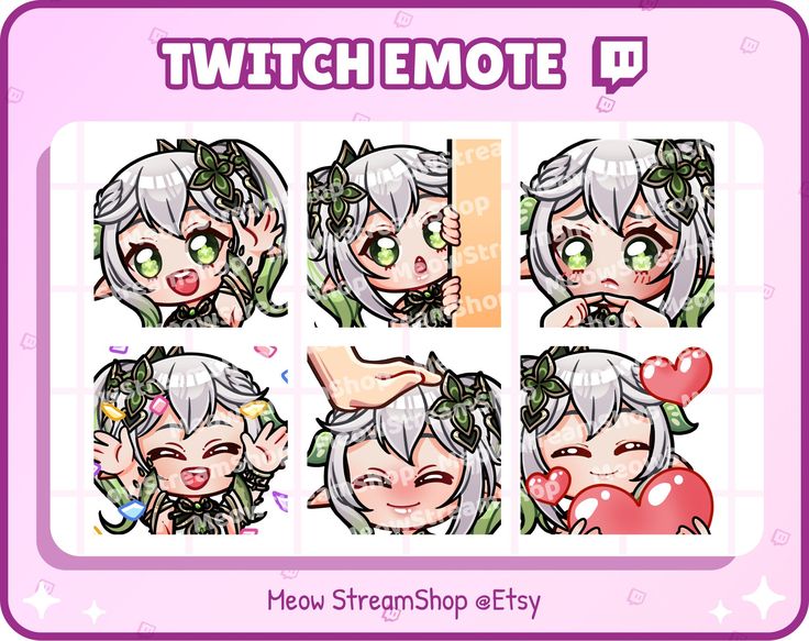 Excited to share the latest addition to my #etsy shop: Twitch Emote / Archon Nahida Kusanali Emotes Pack #1 (waving, lurk, shy, hype, pat, heart) / Genshin Impact sub emoji for streamer - Discord https://etsy.me/3TPIRsW #nahida #stream #streamer #genshinimpact Lurk Twitch Emote, Emote Ideas, Twitch Emotes, Genshin Impact, Marketing And Advertising, Etsy App, Sell On Etsy, Digital Drawing, Drawing Illustrations