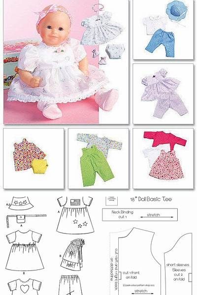 sewing pattern for baby doll clothes