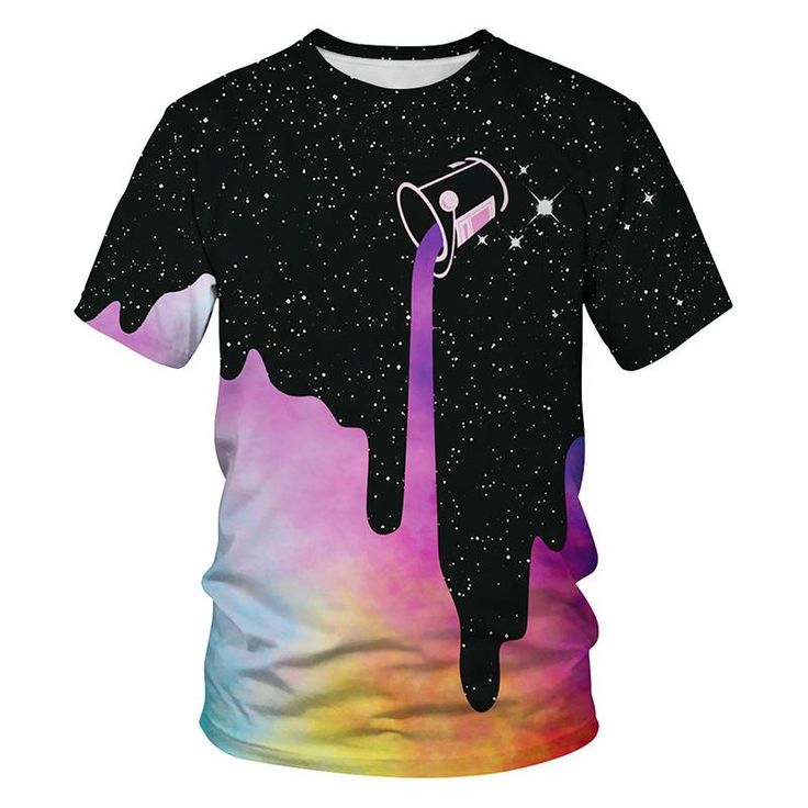 Galaxy Milk T-Shirt CH0007 – SANRENSE Use code " JAGODA " get 10% off at sanrense.com Couple Tee Shirts, Painted Shorts, Galaxy T Shirt, Galaxy 2, Space Shirts, Couple Tees, Loose Fit Blouse, Lovely Clothes, Print Tee