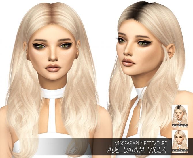 Sims 4 cc hair with highlights - klotrips