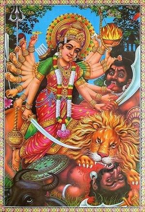 The Complete Guide to Chamunda Mantra [Feel Miraculous Blessings] Mahishasura Mardini, Durga Ji, Durga Picture, Aadi Shakti, Shakti Goddess, Durga Images, Shiva Parvati Images, Navratri Images, Lord Shiva Family