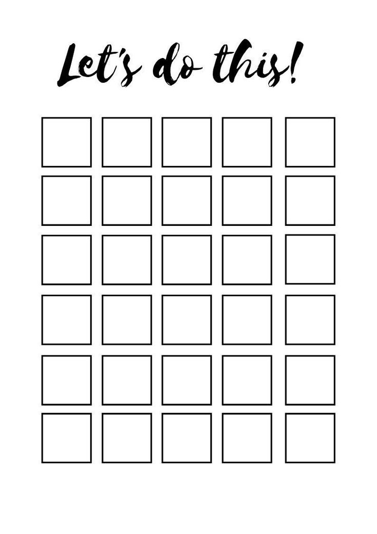 Blank Countdown Calendar Printable - Customize and Print