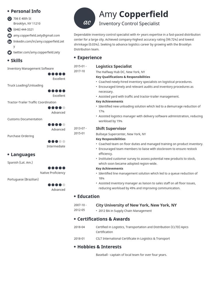 a professional resume with no work experience on the front page, and an additional cover letter