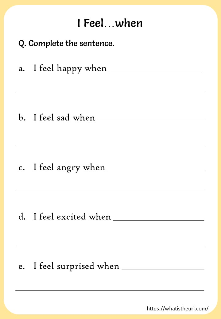 the sentence worksheet for children to learn english