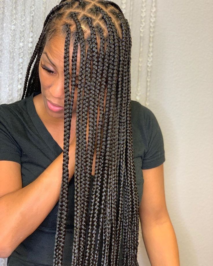 Single Braids Hairstyles, Xpression Hair, Kanekalon Hair, Weave Hairstyles Braided, Braids Styling, Individual Braids, Knotless Box Braids, Braids Hairstyles For Black Women, Kanekalon Hairstyles