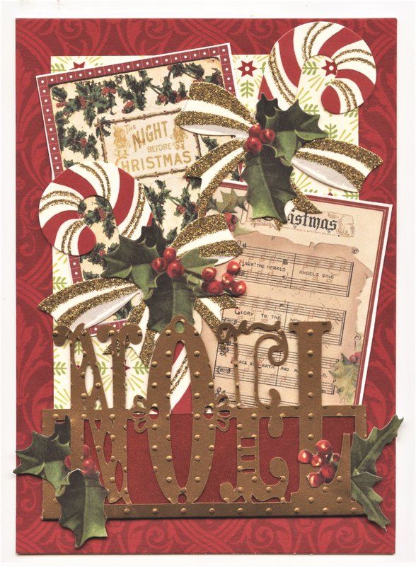 a christmas card with the word noel on it