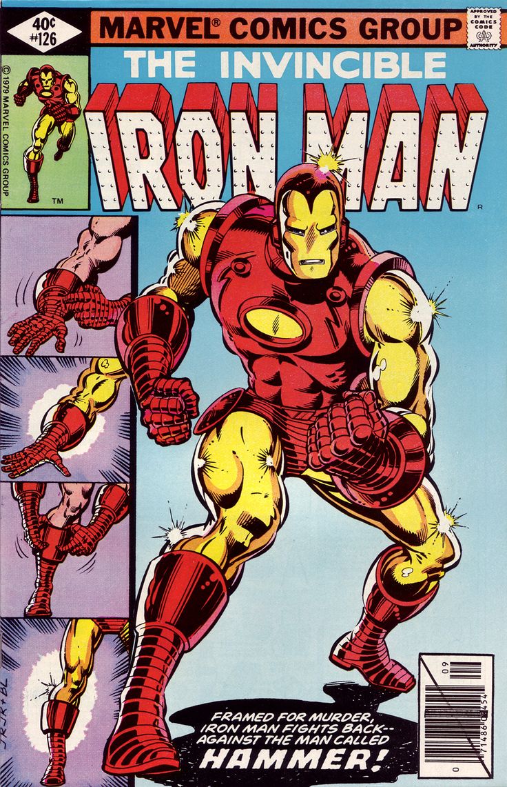 an iron man comic book cover with the title,'the invincible iron man