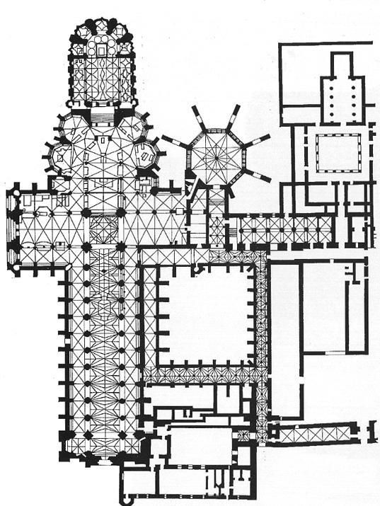 Westminster Abbey, plan Westminster abbey, Architecture