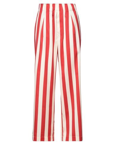 Twill Stripes No appliqués High waisted Regular fit Straight leg Elasticized waist Multipockets Striped High-waisted Pants, Chic Striped Pants With Elastic Waistband, Striped Wide Leg Pants With Elastic Waistband For Work, Spring Straight Pants With Vertical Stripes, Straight Pants With Vertical Stripes For Spring, Straight Pants With Contrast Stripes For Spring, Workwear Bottoms With Contrast Stripes And Straight Leg, Cotton Pants With Vertical Stripes And Tapered Leg, Striped Straight Leg Pants With Elastic Waistband