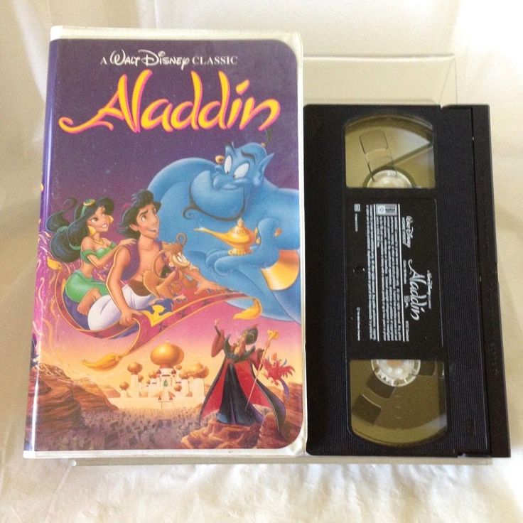 an old disney movie vhs with the cover removed