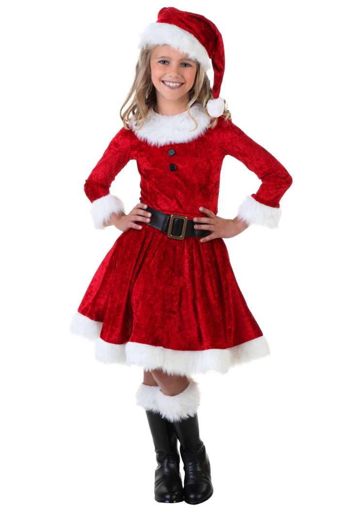 Girl Mrs. Claus Costume $29 Santa And Mrs Claus Costume Halloween, Mrs Claus Fancy Dress, Santa Clause Dress, Santa Girl Costume, Women’s Santa Costume, Mrs Claus Outfit, Santa Claus Costume Women Partybell.com-online Costumes And Party Supplies Store, Christmas Fancy Dress, Santa Dress