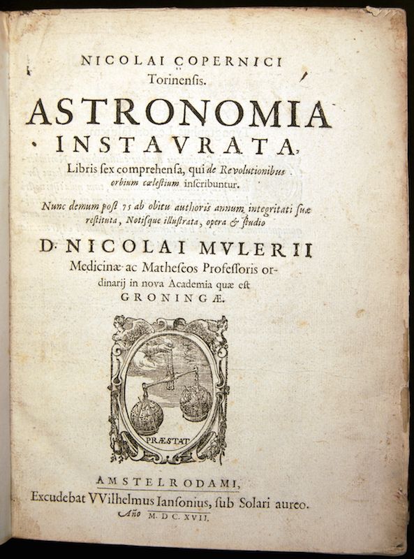 an old book with writing on the front and back cover that reads, astronomy instavra