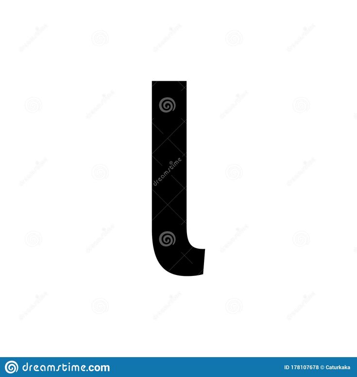 the letter j in black on a white background