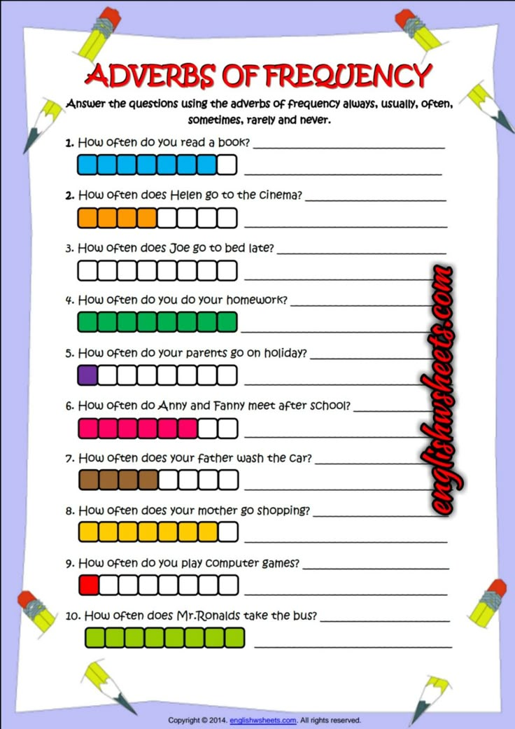 a printable worksheet with the words adverbs of freebiency