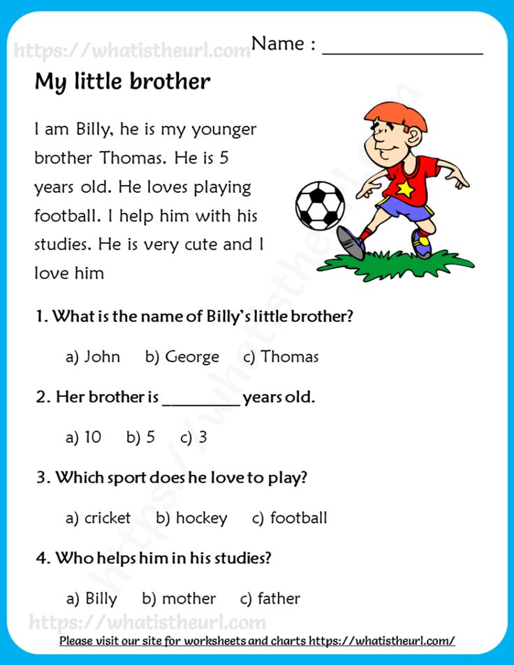 a worksheet for children to learn how to read the poem my little brother