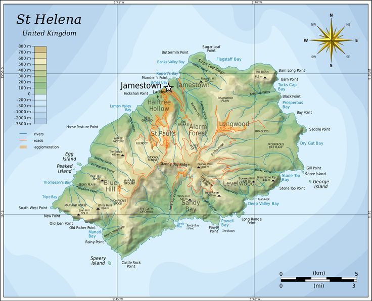 a map of the island of st helierna with its major cities and roads