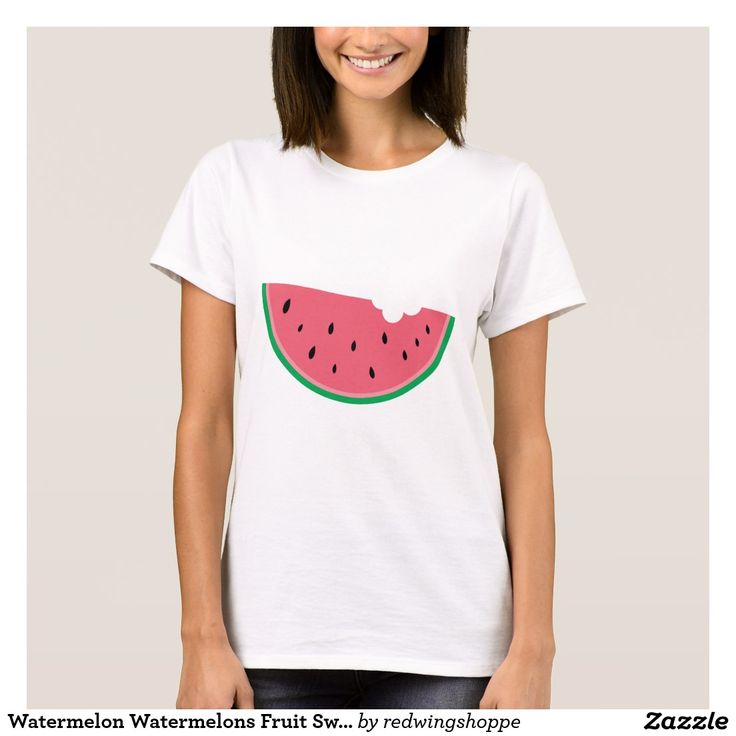 Watermelon Fruit Sweet Health Fresh T-Shirt | Zazzle | Watermelon fruit ...