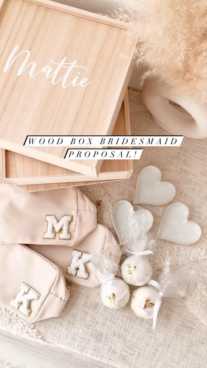 Put Together A Bridesmaid Proposal Box With Us! [Video] | Bridesmaid ...