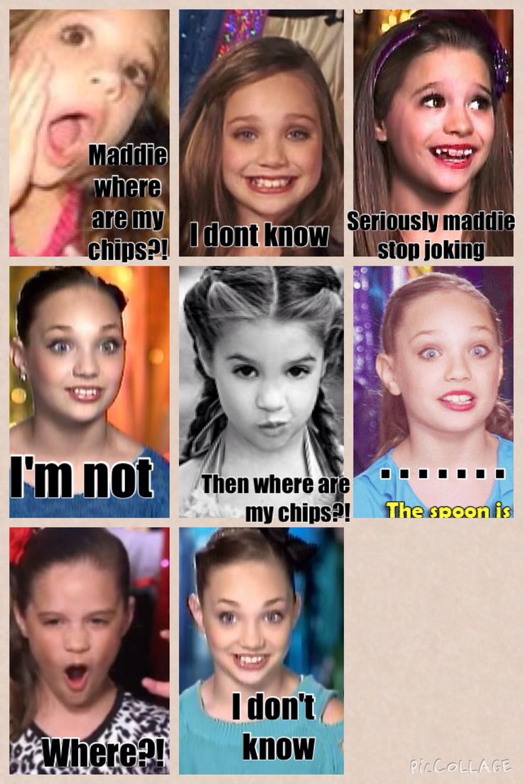 Credit to @A N N A Maddie Ziegler And Mackenzie, Brooke And Paige Hyland, Dance Moms Comics, Dance Moms Kenzie, Dance Moms Clips, Brooke And Paige, Dance Moms Memes, Memes For Moms, Dance Moms Moments