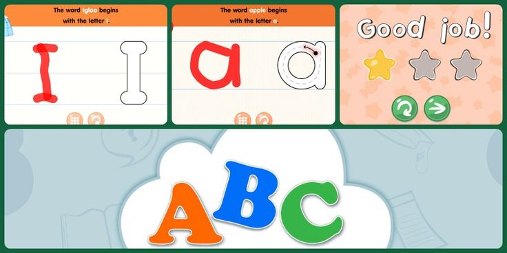 the abc and c letters are displayed in this children's learning game, which is also