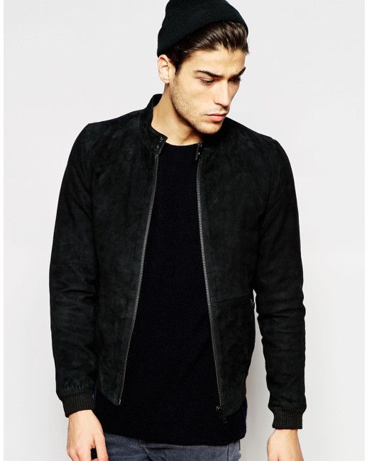 Minimum | Black Suede Bomber Jacket for Men | Lyst Suede Jacket Men, Jacket For Men, Suede Jacket, Jacket Sale, Jacket Style, Black Suede, Varsity Jacket, Bomber Jacket, Leather Jacket