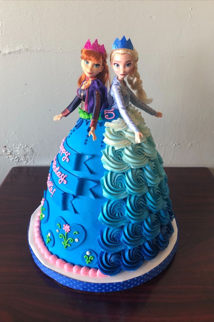 Frozen Birthday Cake - Adrienne & Co. Bakery | Birthday cake ...