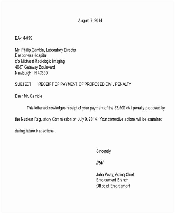 a letter from the department requesting that it is not allowed to pay for an additional fee