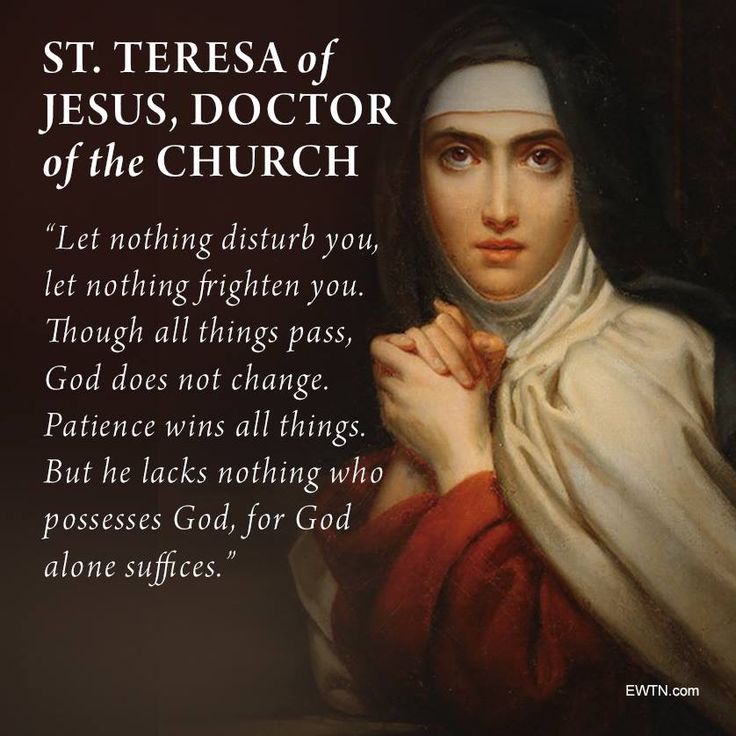 st teresa of jesus, doctor of the church