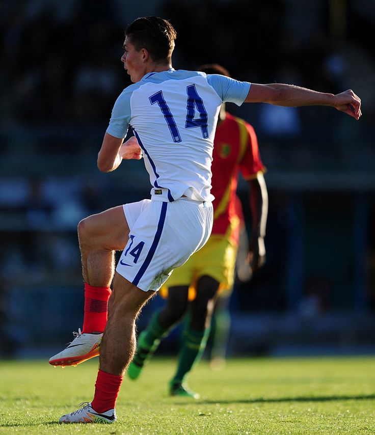 a soccer player in action on the field