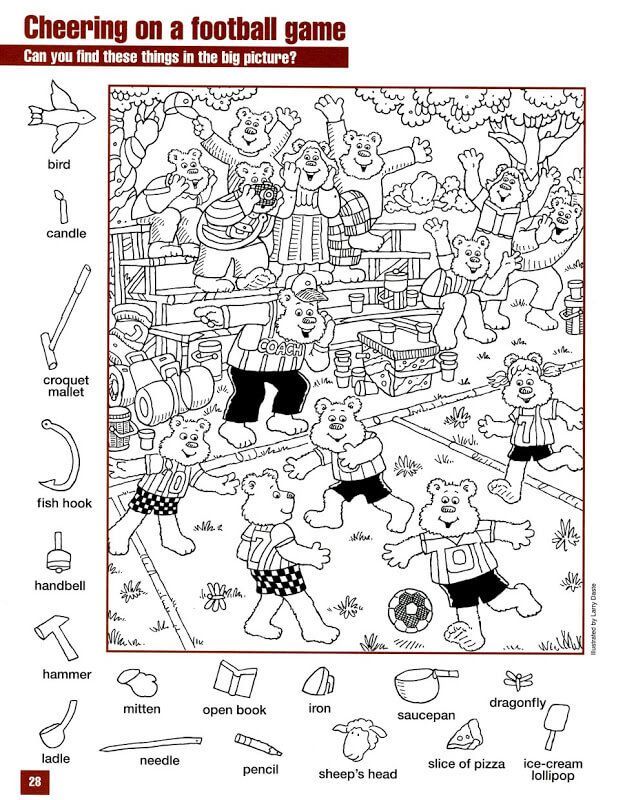 Raising Our Kids Has Almost 50 Hidden Picture Worksheets For Kids—these ...